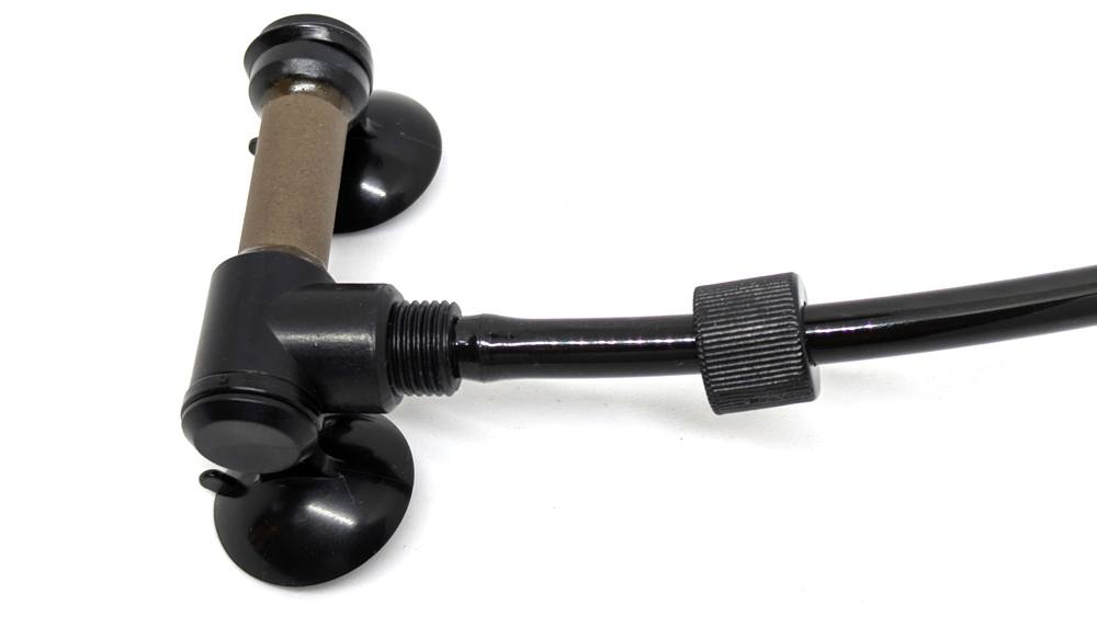 Attach tubing to the bazooka atomizer