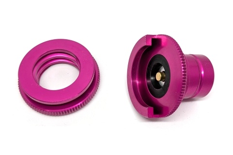 Image of SodaStream Blue Screw-in to Pink Quick-Connect adapter