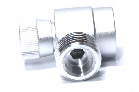 Male output thread of Advanced Adapter for Disposable CO2 Cylinders