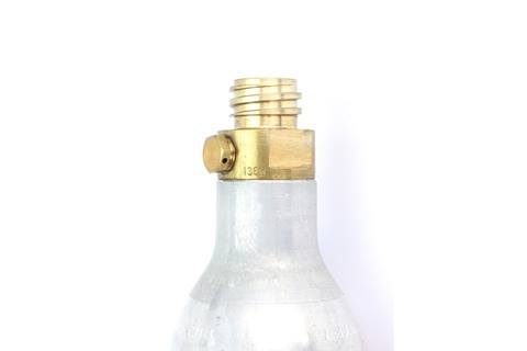 Photo of valve on 60L SodaStream cylinder bottle