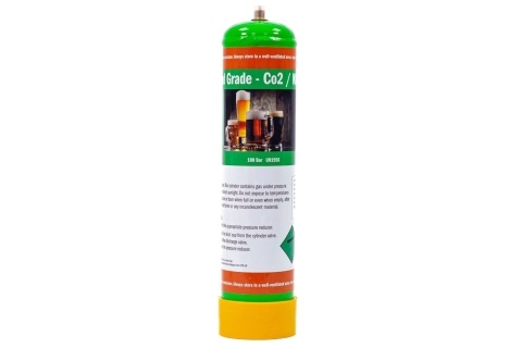 0.95L Food -Grade Disposable CO2 Cylinder with M10x1 Thread