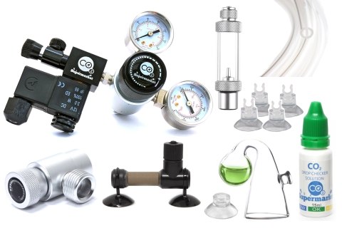 Pro aquarium CO2 System with adjustable pressure