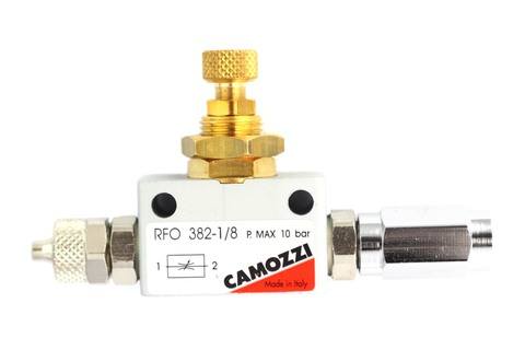Photo of Camozzi Precision Flow Controller with Compression and Extension