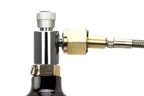 Refilling Paintball using connection hose