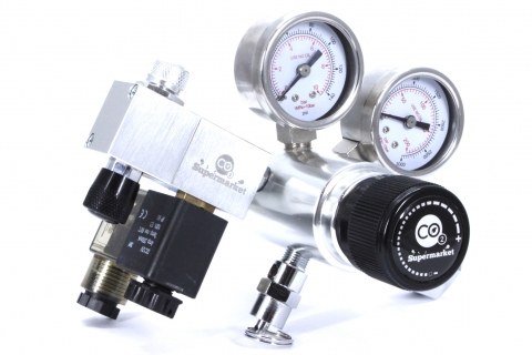 Ultimate-Pro Dual Stage CO2 Regulator and Solenoid