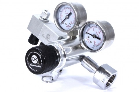 Ultimate-Pro Dual Stage CO2 Regulator and Solenoid
