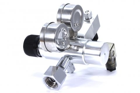 Ultimate-Pro Dual Stage CO2 Regulator and Solenoid