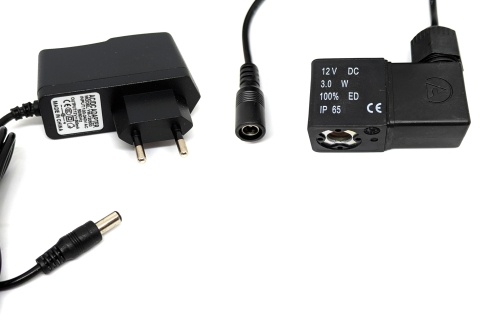 12v DC Solenoid coil and Euro transformer