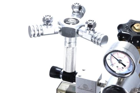 3-Way CO2 splitter for aquarium regulator